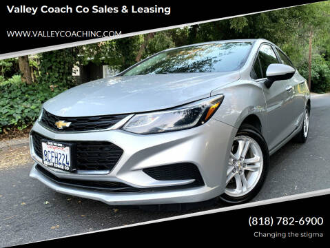 2018 Chevrolet Cruze for sale at Valley Coach Co Sales & Leasing in Van Nuys CA