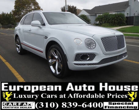 2018 Bentley Bentayga for sale at European Auto House in Los Angeles CA