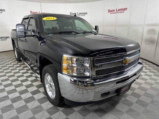 Used 2013 Chevrolet Silverado 1500 LT with VIN 3GCPKSE73DG264292 for sale in Bloomington, IL