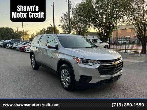 2020 Chevrolet Traverse for sale at Shawn's Motor Credit in Houston TX