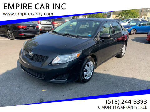 2009 Toyota Corolla for sale at EMPIRE CAR INC in Troy NY