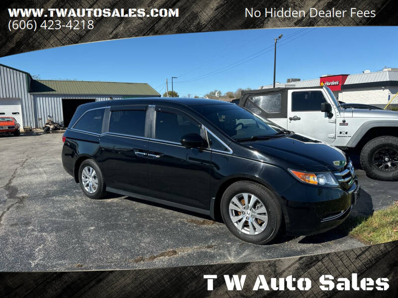 2017 Honda Odyssey for sale at T W Auto Sales in Science Hill KY