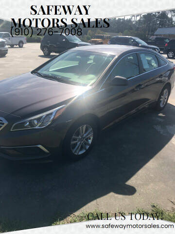 2017 Hyundai Sonata for sale at Safeway Motors Sales in Laurinburg NC