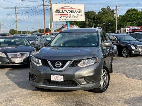 2014 Nissan Rogue for sale at Supreme Auto Sales in Chesapeake VA