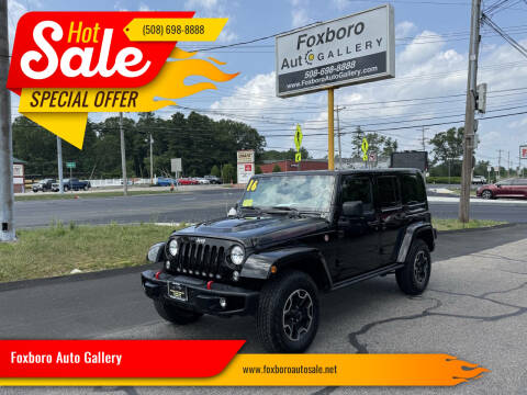 2016 Jeep Wrangler Unlimited for sale at Foxboro Auto Gallery in Foxboro MA
