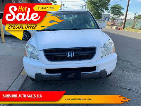 2003 Honda Pilot for sale at SUNSHINE AUTO SALES LLC in Paterson NJ
