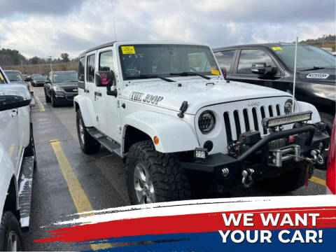 2015 Jeep Wrangler Unlimited for sale at Areas Best Auto in Salem NH