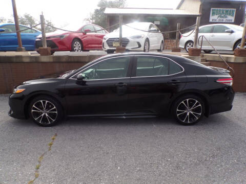 2018 Toyota Camry for sale at WORKMAN AUTO INC in Bellefonte PA