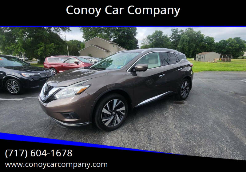 2015 Nissan Murano for sale at Conoy Car Company in Bainbridge PA