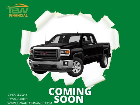 2015 GMC Sierra 1500 for sale at TSW Financial, LLC. in Houston TX