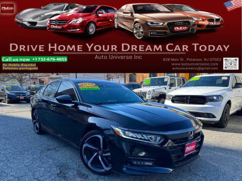2019 Honda Accord for sale at Auto Universe Inc in Paterson NJ