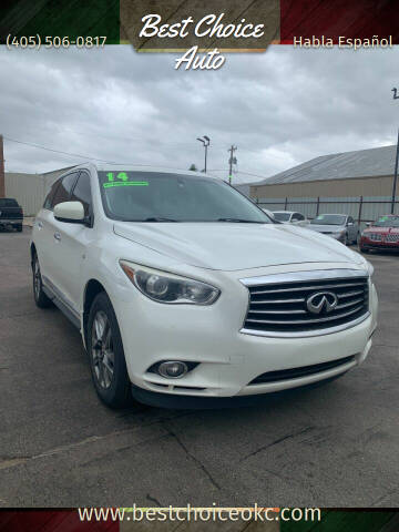 2014 Infiniti QX60 for sale at Best Choice Auto in Warr Acres OK