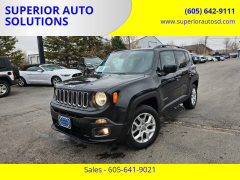 2018 Jeep Renegade for sale at SUPERIOR AUTO SOLUTIONS in Spearfish SD