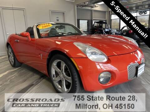2008 Pontiac Solstice for sale at Crossroads Car & Truck in Milford OH