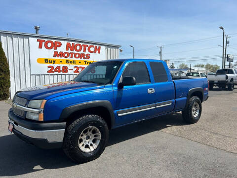 2004 Chevrolet Silverado 1500 for sale at Top Notch Motors in Yakima WA