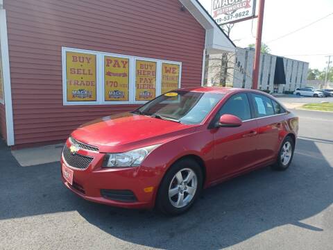 2012 Chevrolet Cruze for sale at Mack's Autoworld in Toledo OH