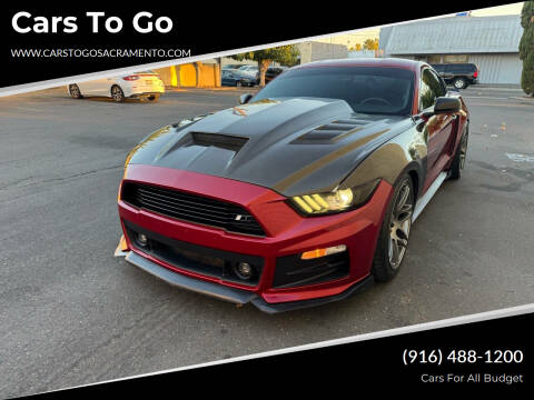 2015 Ford Mustang for sale at Cars To Go in Sacramento CA