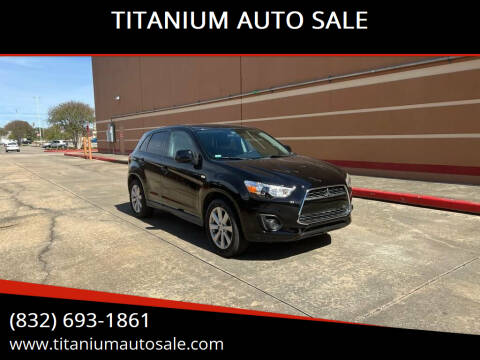 2014 Mitsubishi Outlander Sport for sale at TITANIUM AUTO SALE in Houston TX