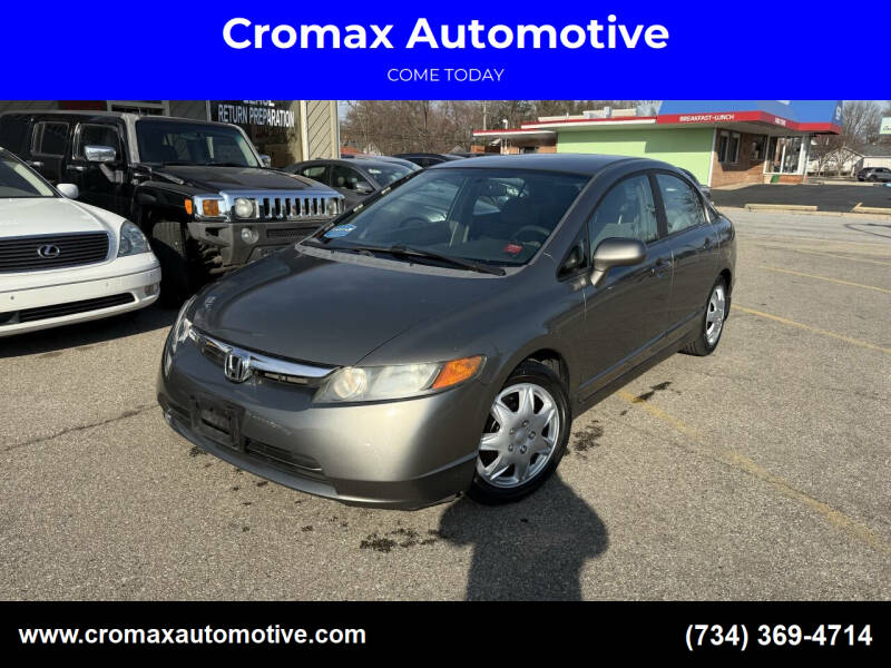 2008 Honda Civic for sale at Cromax Automotive in Ann Arbor MI
