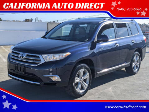 2013 Toyota Highlander for sale at CALIFORNIA AUTO DIRECT in Costa Mesa CA