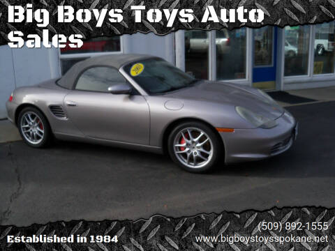 2003 Porsche Boxster for sale at Big Boys Toys Auto Sales in Spokane Valley WA