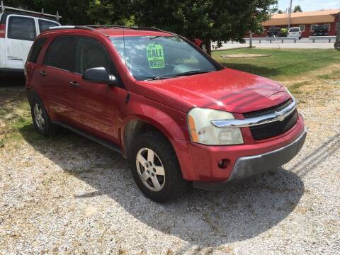 2005 Chevrolet Equinox for sale at G LONG'S AUTO EXCHANGE in Brazil IN