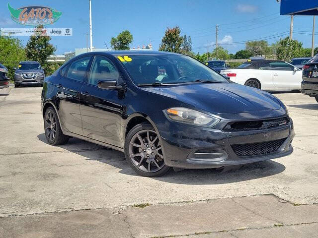 Black 2016 Dodge Dart SE SE 4dr Sedan 1