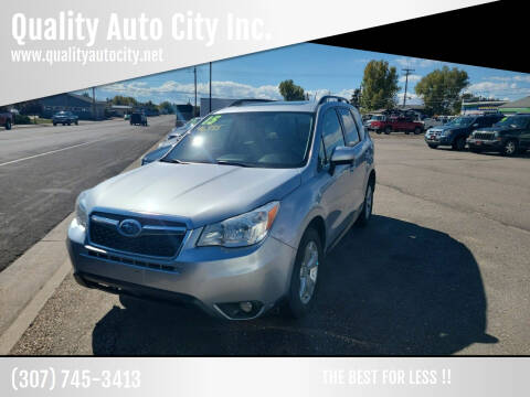 2015 Subaru Forester for sale at Quality Auto City Inc. in Laramie WY