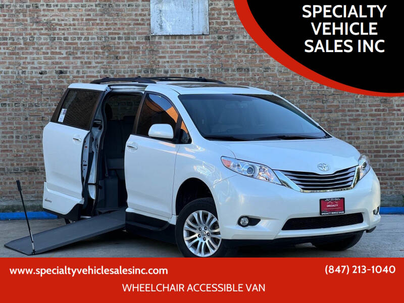 2017 Toyota Sienna for sale at SPECIALTY VEHICLE SALES INC in Skokie IL