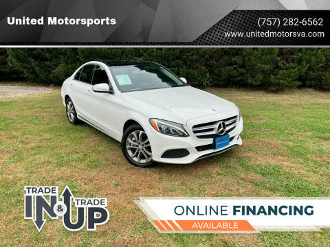 2015 Mercedes-Benz C-Class for sale at United Motorsports in Virginia Beach VA