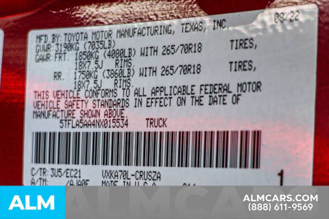 2022 Toyota Tundra SR5