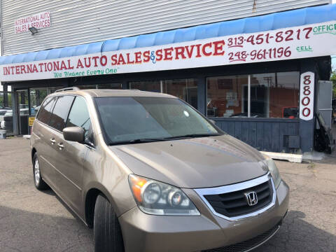 2010 Honda Odyssey for sale at International Auto Sales and Service in Detroit MI