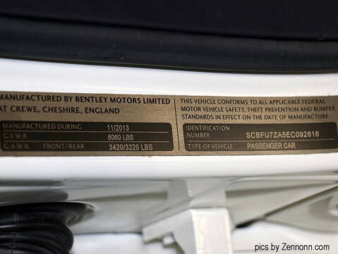 2014 Bentley Continental GT