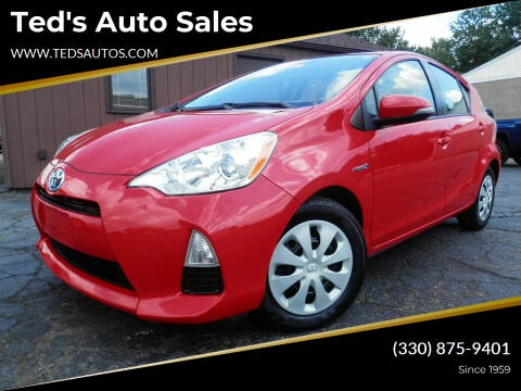 2014 Toyota Prius c for sale at Ted's Auto Sales in Louisville OH