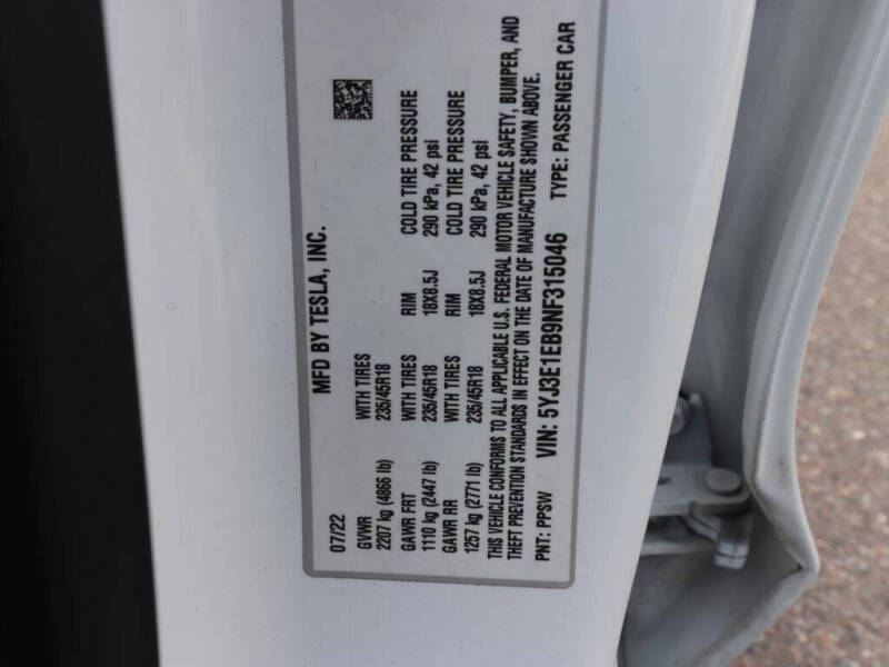 2022 Tesla Model 3 Long Range