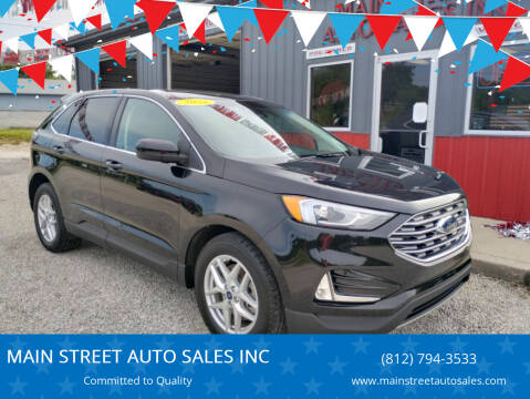 2021 Ford Edge for sale at MAIN STREET AUTO SALES INC in Austin IN