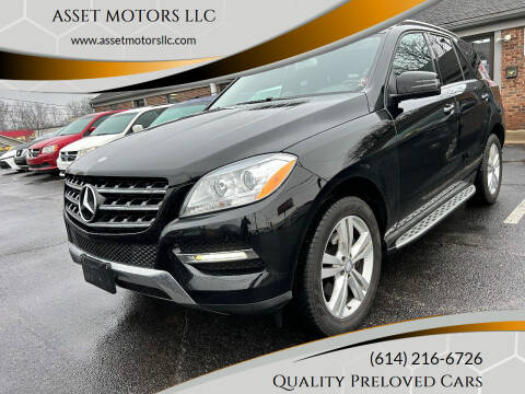2014 Mercedes-Benz M-Class for sale at ASSET MOTORS LLC in Westerville OH