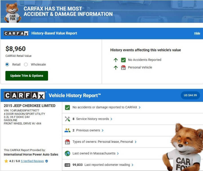 2015 Jeep Cherokee Limited