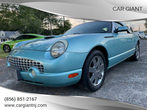 2002 Ford Thunderbird for sale at Car Giant in Pennsville NJ