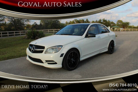 2011 Mercedes-Benz C-Class for sale at Goval Auto Sales in Pompano Beach FL