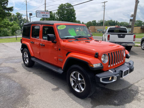 2020 Jeep Wrangler Unlimited for sale at JERRY SIMON AUTO SALES in Cambridge NY