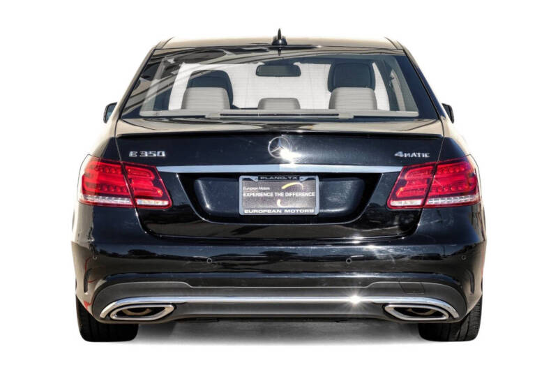 2016 Mercedes-Benz E-Class E 350 4MATIC