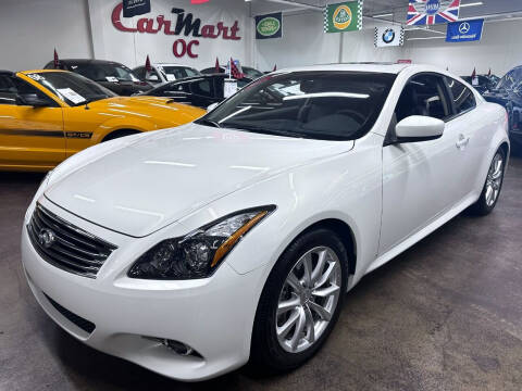2011 Infiniti G37 Coupe for sale at CarMart OC in Costa Mesa CA