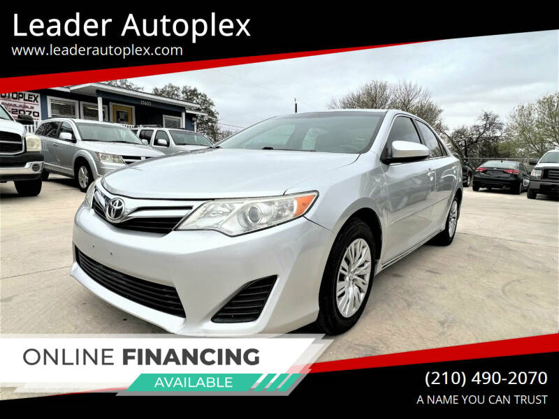2013 Toyota Camry for sale at Leader Autoplex in San Antonio TX