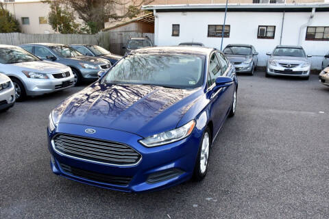 2016 Ford Fusion for sale at Wheel Deal Auto Sales LLC in Norfolk VA