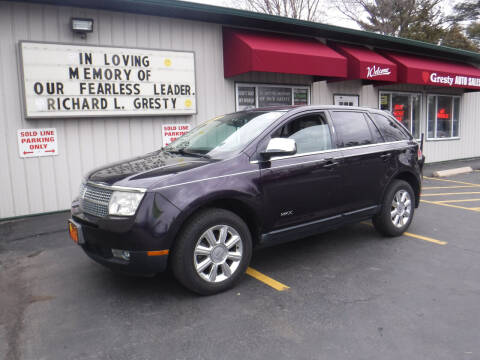 2007 Lincoln MKX for sale at GRESTY AUTO SALES in Loves Park IL