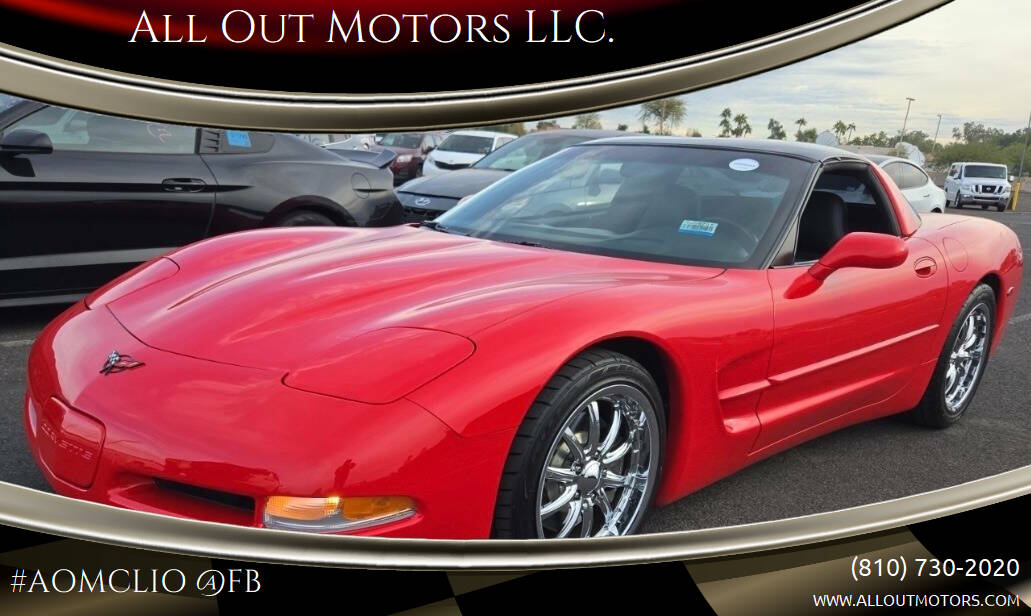 Red 2001 Chevrolet Corvette Base 2dr Coupe 1