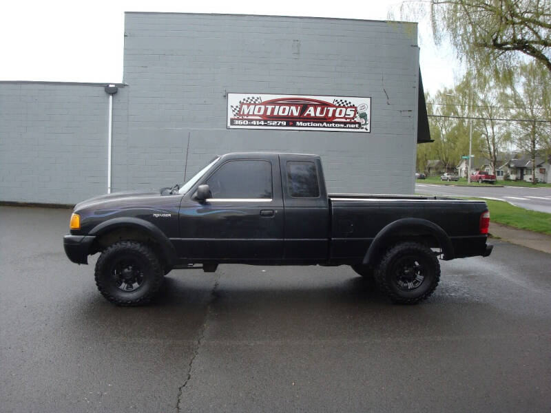 2001 Ford Ranger for sale at Motion Autos in Longview WA