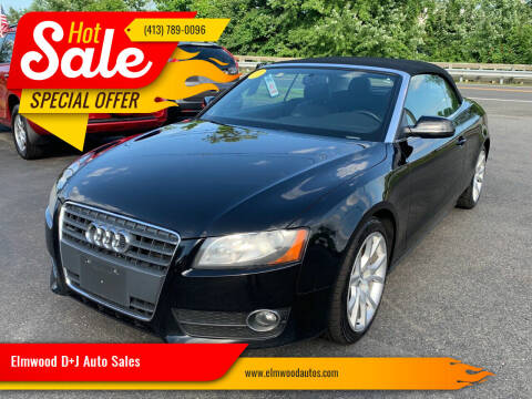 2011 Audi A5 for sale at Elmwood D+J Auto Sales in Agawam MA