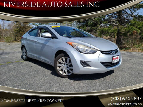 2012 Hyundai Elantra for sale at RIVERSIDE AUTO SALES INC in Somerset MA